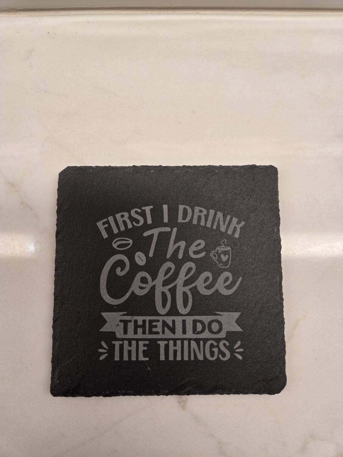 Slate Coasters - Coffee Themes